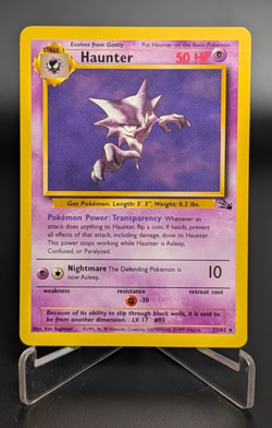 Haunter - Fossil Unlimited Non Holo -21/62 - Pokemon TCG (Vintage WoTC) - LP+ - Image 1