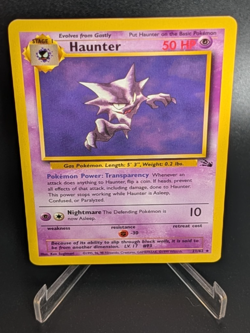Haunter - Fossil Unlimited Non Holo -21/62 - Pokemon TCG (Vintage WoTC) - LP+ - Image 2