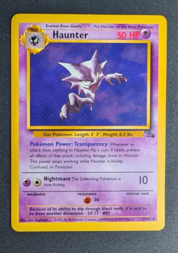 Haunter - Fossil Unlimited Non Holo -21/62 - Pokemon TCG (Vintage WoTC) - LP+ - Image 5
