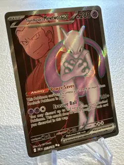 x1 Team Rocket's Mewtwo ex - 213/182 - Ultra Rare Pokemon SV10 Destined Rivals M - Image 2