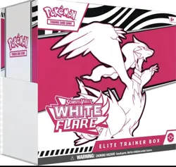 Pokemon TCG: Scarlet & Violet - WHITE FLARE Elite Trainer Box FACTORY SEALED ETB - Image 1