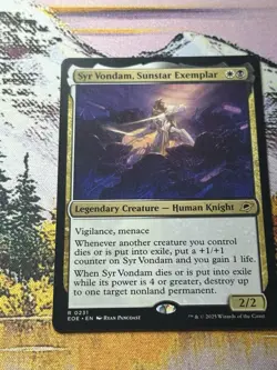 MTG SYR VONDAM, SUNSTAR EXEMPLAR Edge of Eternities Promos NM - Image 5
