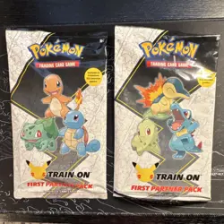 Pokemon TCG First Partner Pack Train On 25th Anniversary SET 6/8 - Image 2