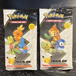 Pokemon TCG First Partner Pack Train On 25th Anniversary SET 6/8 - Image 4