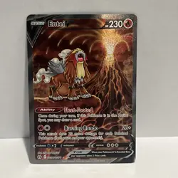 Entei v Crown Zenith Galarian Gallery Holo Ultra Rare Pokemon TCG GG36/GG70 - Image 1