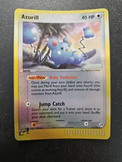 Pokemon EX Sandstorm Azurill Reverse Holo 31/100 EXCELLENT - Image 1