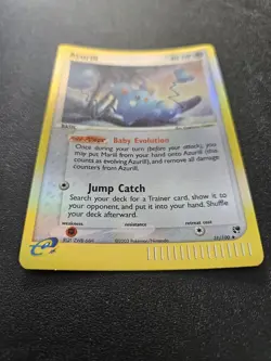 Pokemon EX Sandstorm Azurill Reverse Holo 31/100 EXCELLENT - Image 2