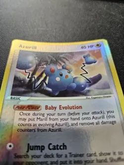 Pokemon EX Sandstorm Azurill Reverse Holo 31/100 EXCELLENT - Image 3