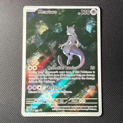 Pokemon Mewtwo SV Black Star Promo 052 Holo Basic Psychic 130 HP Bun Toujo 2023 - Image 1