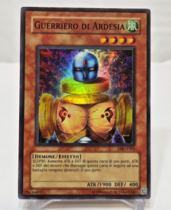 ITALIAN Slate Warrior TP8-IT003 TP8-EN003 Super Rare Yugioh 7946 - Image 1