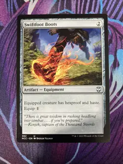 Swiftfoot Boots (NM) Commander: Streets of New Capenna MTG - Image 1