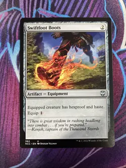 Swiftfoot Boots (NM) Commander: Streets of New Capenna MTG - Image 3