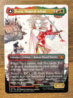 Magic MTG Final Fantasy Terra, Magical Adept #323 *NON-FOIL* Borderless Mythic - Image 1