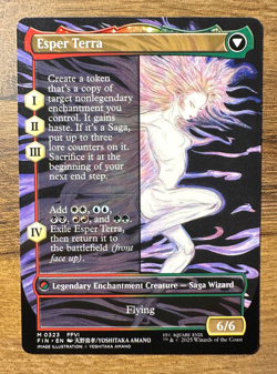 Magic MTG Final Fantasy Terra, Magical Adept #323 *NON-FOIL* Borderless Mythic - Image 2