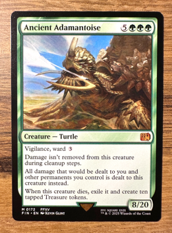 Magic MTG Final Fantasy Ancient Adamantoise #172 *NON-FOIL* Mythic Rare - Image 1