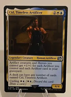 Cid, Timeless Artificer (0416) MTG Final Fantasy Regular - Image 1