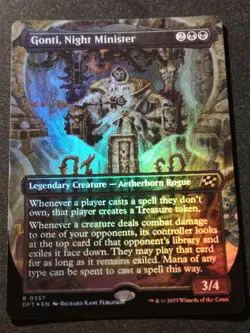 Gonti, Night Minister - Foil - Borderless - DFT - MTG - EN - NM - 0357 - Image 1