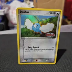 Swablu Pokemon TCG EX Power Keepers Reverse Holo Stamped Card #66/108 - Image 1