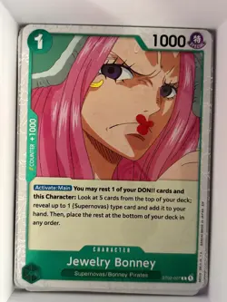 ST02-007 Jewelry Bonney - (Pirate Foil) English C NM One Piece TCG Card Game - Image 1