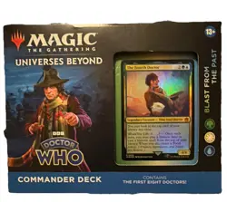 Magic the Gathering Doctor Who Commander Deck Blast from the Past NEW DD-52 195166228815 - Image 1