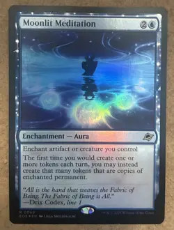 Foil* Moonlit Meditation - Edge of Eternities - NM MTG - Image 1