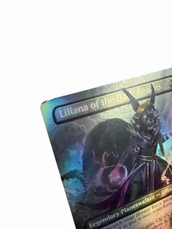 MTG Liliana Of The Dark Realms Borderless Foil BLEMISH BLC #78 - Image 2