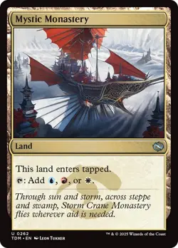 Mystic Monastery TDM Tarkir Dragonstorm MTG 262 UNCOMMON M/NM - Image 1