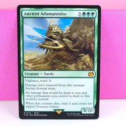 MTG Ancient Adamantoise Final Fantasy FIN Regular LP - Image 1