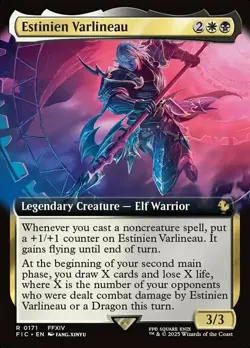 1 x Estinien Varlineau - Extended Art - Commander: Final Fantasy - NM-Mint - MTG - Image 1