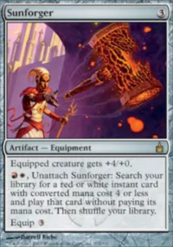 1x Sunforger Heavy Play MTG Magic - Kid Icarus - - Image 1