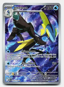 INTELEON MEGA EVOLUTION 142/132 NM ILLUSTRATION RARE POKEMON - Image 2