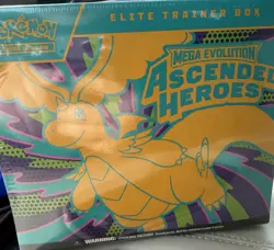 Pokemon Elite Trainer Box Mega Evolution Ascended Heroes ETB FACTORY SEALED - Image 1