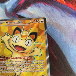 Pokemon TCG Meowth ex 107/088 Perfect Order Full Art Near Mint Condition - Image 4