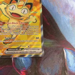 Pokemon TCG Meowth ex 107/088 Perfect Order Full Art Near Mint Condition - Image 5