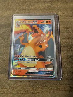 Pokemon TCG Charizard GX 9/68 Hidden Fates Ultra Rare Holo NM Condition - Image 1