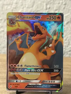 Pokemon TCG Charizard GX 9/68 Hidden Fates Ultra Rare Holo NM Condition - Image 2