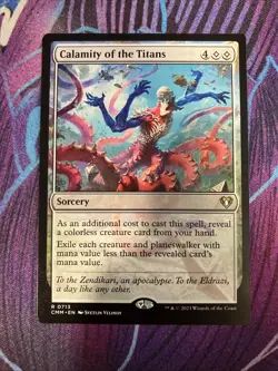 Calamity of the Titans (NM) Commander Masters MTG - Image 1