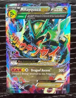 M Rayquaza EX (4-card lot) - Pokemon Roaring skies 61, Celebrations, XY Promo LP - Image 5