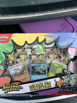 Pokemon Ascended Heroes First Partner Deluxe Pin Collection Sealed New - Image 1