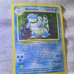 Pokemon TCG Blastoise Base Set 2/102 Holo Rare English 1999 100 HP Stage 2 - Image 1