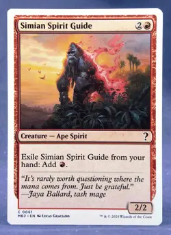 Simian Spirit Guide (White Border) - MTG - Mystery Booster 2 MB2 - NM Excellent - Image 1