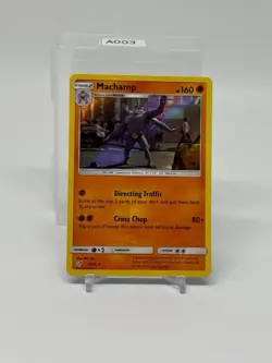 Machamp 13/18 Detective Pikachu Pokemon tcg HOLO RARE - Image 1