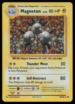 Magneton 38/108 Holo Rare Evolutions Pokemon NM - Image 1