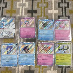 Pokemon TCG 8x Holo Card Lot - Gardevoir, Ralts, Veluza, Cleffa, Finizen, Shiny - Image 1