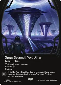 MTG English Susur Secundi, Void Altar (Borderless) NM Foil Edge of Eternities - Image 1