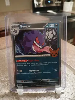 Pokemon TCG Gengar 057/091 Cosmo Holo 2024 Trick or Trade Booster - Image 1