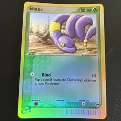 Pokemon Ekans 64/100 EX Sandstorm Reverse Holo Rare NM-M - Image 1