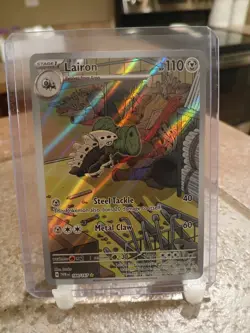 Pokemon TCG Lairon Pokemon Twilight Masquerade 184/167 Illustration Rare - Image 1