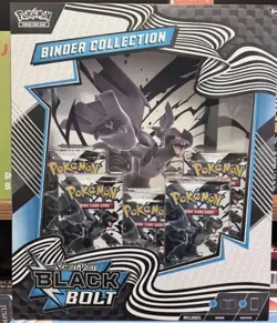 Pokemon TCG: Scarlet & Violet Black Bolt Binder Collection - New And Sealed! - Image 1