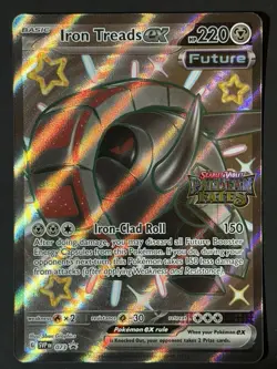 Pokemon SV Black Star Promo Paldean Fates Stamped Iron Treads ex SVP 073 NM - Image 2